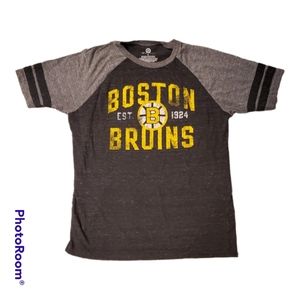 NHL, Boston Bruins, Hockey, est 1924 vintage style men's shirt medium